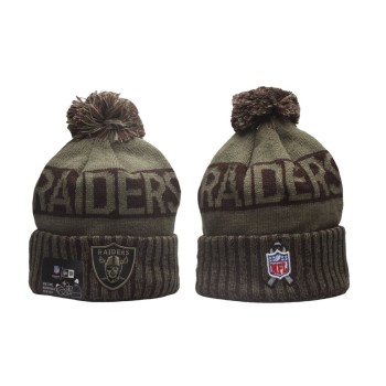 Las Vegas Raiders 2025 Salute to Service Knit Hat Las Vegas Raiders 2025 Salute to Service Knit Hat
