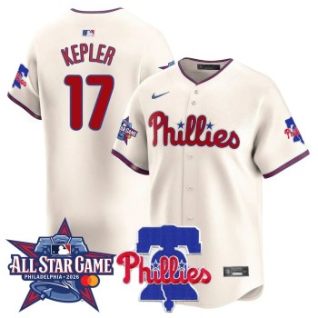 Youth Philadelphia Phillies #17 Max Kepler Cream 2026 MLB All-Star Jersey Youth Philadelphia Phillies #17 Max Kepler Cream 2026 MLB All-Star Jersey