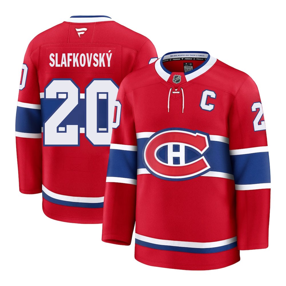 Youth Montreal Canadiens #20 Juraj Slafkovsky Red Home Jersey