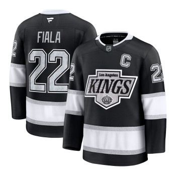 Youth Los Angeles Kings #22 Kevin Fiala Black Home Jersey Youth Los Angeles Kings #22 Kevin Fiala Black Home Jersey