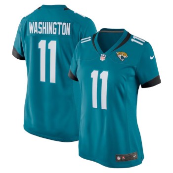 Women's Jacksonville Jaguars #11 Parker Washington Teal Team Game Jersey Women's Jacksonville Jaguars #11 Parker Washington Teal Team Game Jersey