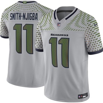 Youth Seattle Seahawks #11 Jaxon Smith-Njigba Gray Rivalries Collection F.U.S.E. Vapor Limited Stitched Jersey Youth Seattle Seahawks #11 Jaxon Smith-Njigba Gray Rivalries Collection F.U.S.E. Vapor Limited Stitched Jersey