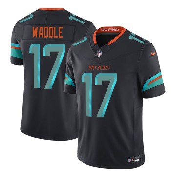 Youth Miami Dolphins #17 Jaylen Waddle Black Rivalries Collection F.U.S.E. Vapor Limited Stitched Jersey Youth Miami Dolphins #17 Jaylen Waddle Black Rivalries Collection F.U.S.E. Vapor Limited Stitched Jersey