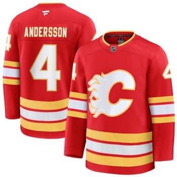 Youth Calgary Flames #4 Rasmus Andersson Red Home Jersey Youth Calgary Flames #4 Rasmus Andersson Red Home Jersey