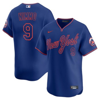 Men's New York Mets #9 Brandon Nimmo Royal Alternate 2025 Limited Stitched Jersey Men's New York Mets #9 Brandon Nimmo Royal Alternate 2025 Limited Stitched Jersey