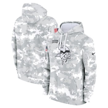 Men's Minnesota Vikings Arctic Camo 2024 Salute to Service Club Fleece Pullover Hoodie Men's Minnesota Vikings Arctic Camo 2024 Salute to Service Club Fleece Pullover Hoodie