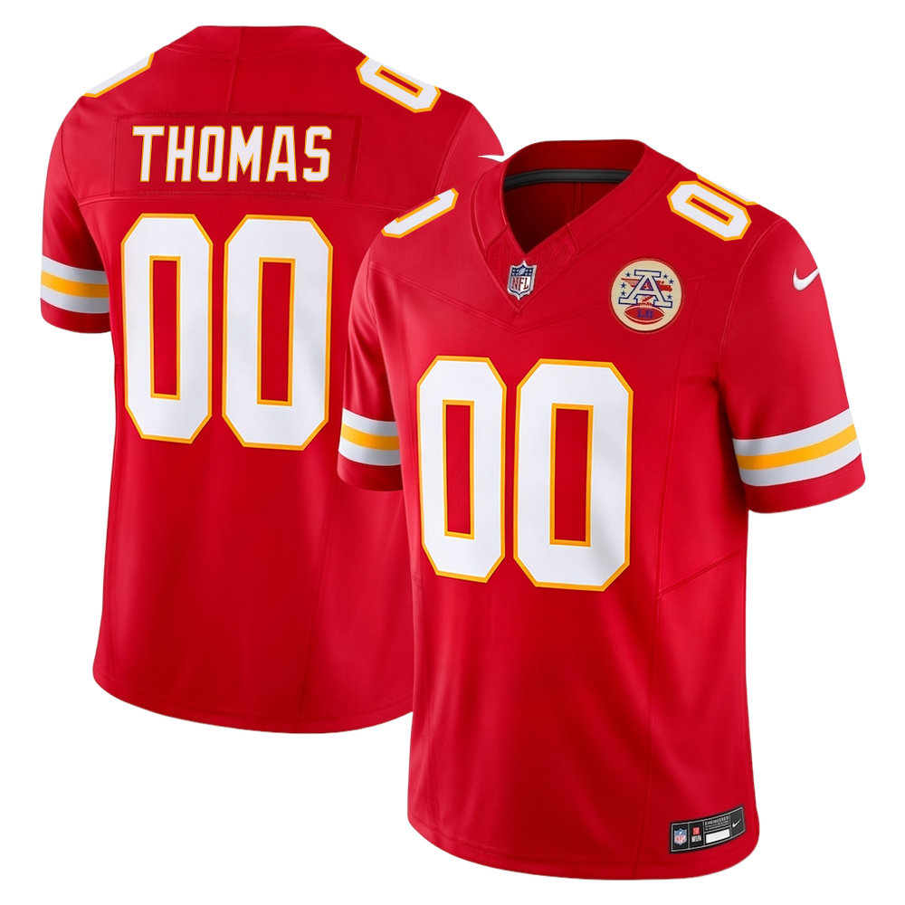 Youth Kansas City Chiefs R Mason Thomas Red 2026 NFL Draft Vapor F.U.S.E. Limited Jersey
