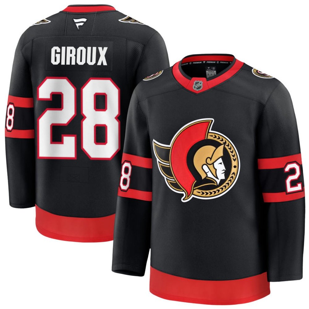 Youth Ottawa Senators #28 Claude Giroux Black Home Player Jersey Youth Ottawa Senators #28 Claude Giroux Black Home Player Jersey