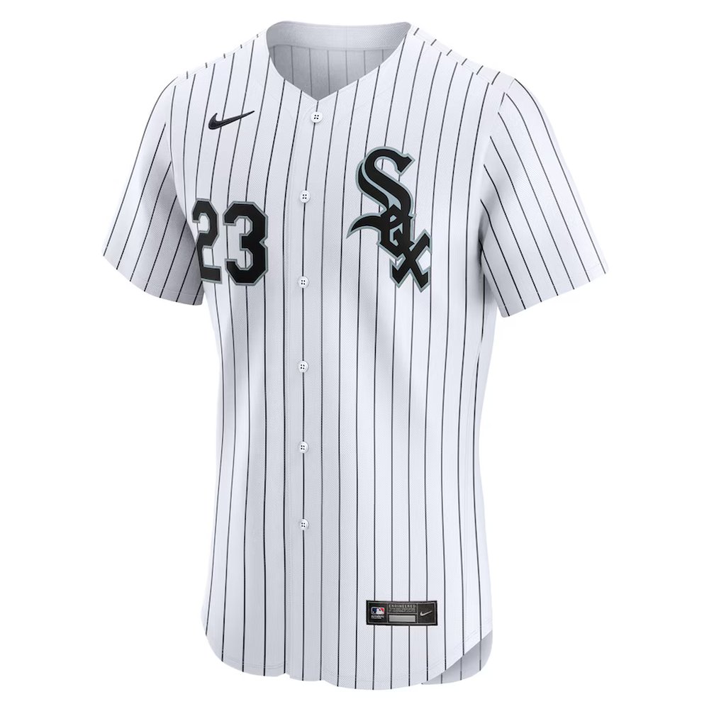 Men's Chicago White Sox #23 Andrew Benintendi Nike White Home Elite Player Jersey