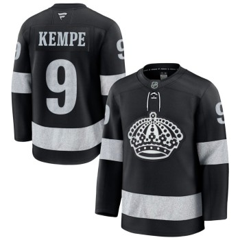 Youth Los Angeles Kings #9 Adrian Kempe Black Alternate Jersey Youth Los Angeles Kings #9 Adrian Kempe Black Alternate Jersey