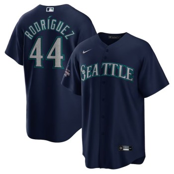 Youth Seattle Mariners #44 Julio Rodriguez Nike Navy 2025 MLB All-Star Game Road Replica Player Jersey