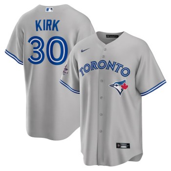 Youth Toronto Blue Jays #30 Alejandro Kirk Nike Gray 2025 MLB All-Star Game Road Replica Player Jersey