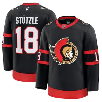Youth Ottawa Senators #18 Tim Stutzle Black Home Player Jersey Youth Ottawa Senators #18 Tim Stutzle Black Home Player Jersey