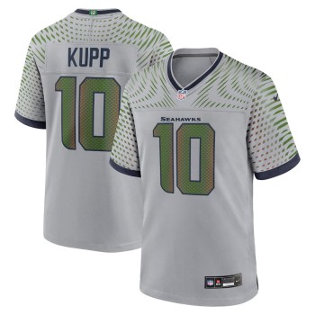 Youth's Seattle Seahawks #10 Cooper Kupp Gray Rivalries Collection Game Jersey Youth's Seattle Seahawks #10 Cooper Kupp Gray Rivalries Collection Game Jersey