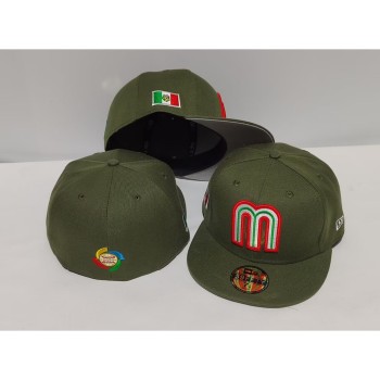 Mexico National Baseball Team Fitted Hat Mexico National Baseball Team Fitted Hat