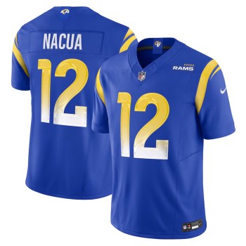 Men's Los Angeles Rams #12 Puka Nacua Nike Royal Vapor F.U.S.E. Limited Player Jersey Men's Los Angeles Rams #12 Puka Nacua Nike Royal Vapor F.U.S.E. Limited Player Jersey