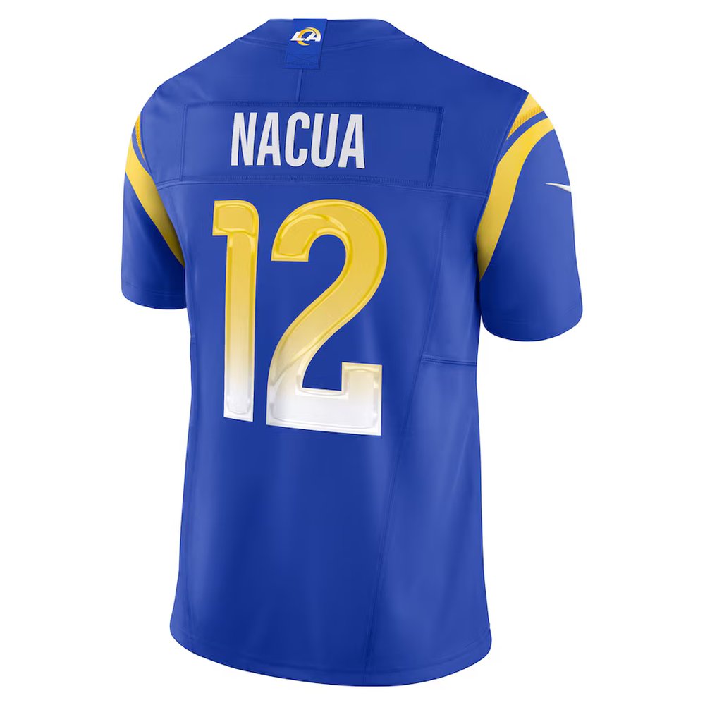 Youth Los Angeles Rams #12 Puka Nacua Nike Royal Vapor F.U.S.E. Limited Player Jersey Youth Los Angeles Rams #12 Puka Nacua Nike Royal Vapor F.U.S.E. Limited Player Jersey
