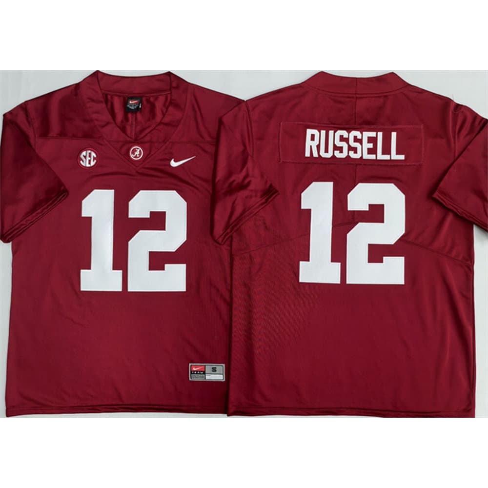 Men's Alabama Crimson Tide #12 Keelon Russell Red 2026 Vapor Limited Jersey Men's Alabama Crimson Tide #12 Keelon Russell Red 2026 Vapor Limited Jersey
