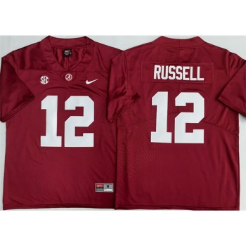 Men's Alabama Crimson Tide #12 Keelon Russell Red 2026 Vapor Limited Jersey Men's Alabama Crimson Tide #12 Keelon Russell Red 2026 Vapor Limited Jersey