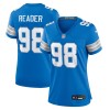 Women's Detroit Lions D.J. Reader  Blue Team Game Jersey