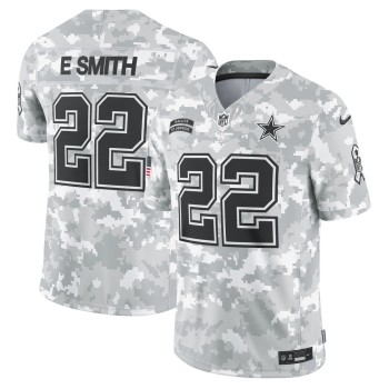 Men's Dallas Cowboys Emmitt Smith Arctic Camo 2024 Salute to Service Retired Player Limited Jersey Men's Dallas Cowboys Emmitt Smith Arctic Camo 2024 Salute to Service Retired Player Limited Jersey