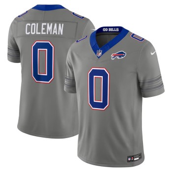 Youth Buffalo Bills #0 Keon Coleman Nike Gray Nickel City Vapor F.U.S.E. Limited Jersey Youth Buffalo Bills #0 Keon Coleman Nike Gray Nickel City Vapor F.U.S.E. Limited Jersey