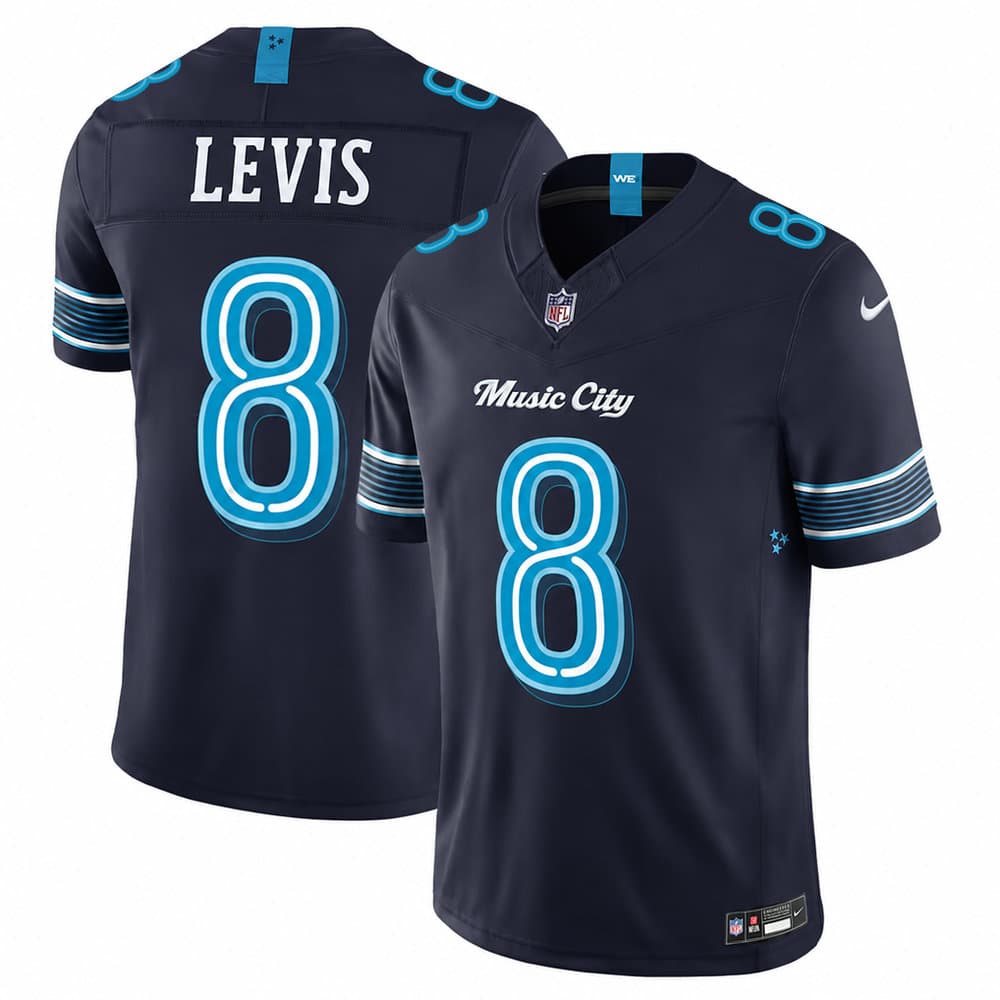 Men's Tennessee Titans #8 Will Levis Navy 2026 Rivalries Collection Vapor F.U.S.E. Limited Jersey Men's Tennessee Titans #8 Will Levis Navy 2026 Rivalries Collection Vapor F.U.S.E. Limited Jersey