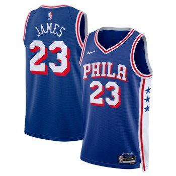Men's Philadelphia 76ers #23 LeBron James Nike Royal Swingman Icon Edition Jersey Men's Philadelphia 76ers #23 LeBron James Nike Royal Swingman Icon Edition Jersey
