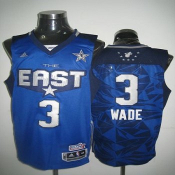 2011 All Star Heat #3 Dwyane Wade Blue Stitched NBA Jersey 2011 All Star Heat #3 Dwyane Wade Blue Stitched NBA Jersey