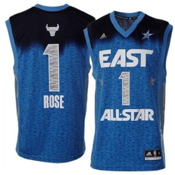 2012 All Star Bulls #1 Derrick Rose Blue Stitched NBA Jersey 2012 All Star Bulls #1 Derrick Rose Blue Stitched NBA Jersey