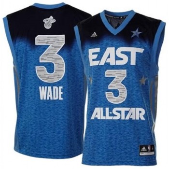 2012 All Star Heat #3 Dwyane Wade Blue Stitched NBA Jersey 2012 All Star Heat #3 Dwyane Wade Blue Stitched NBA Jersey