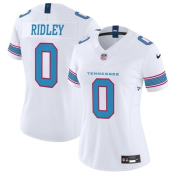 Women's Tennessee Titans #0 Calvin Ridley White F.U.S.E. Vapor Limited Stitched Football Jersey(Run Small)