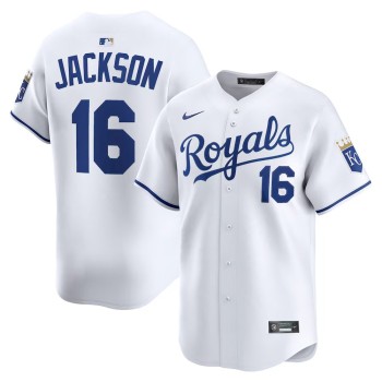 Men's Kansas City Royals #16 Bo Jackson Nike White Home Limited Player Jersey Men's Kansas City Royals #16 Bo Jackson Nike White Home Limited Player Jersey