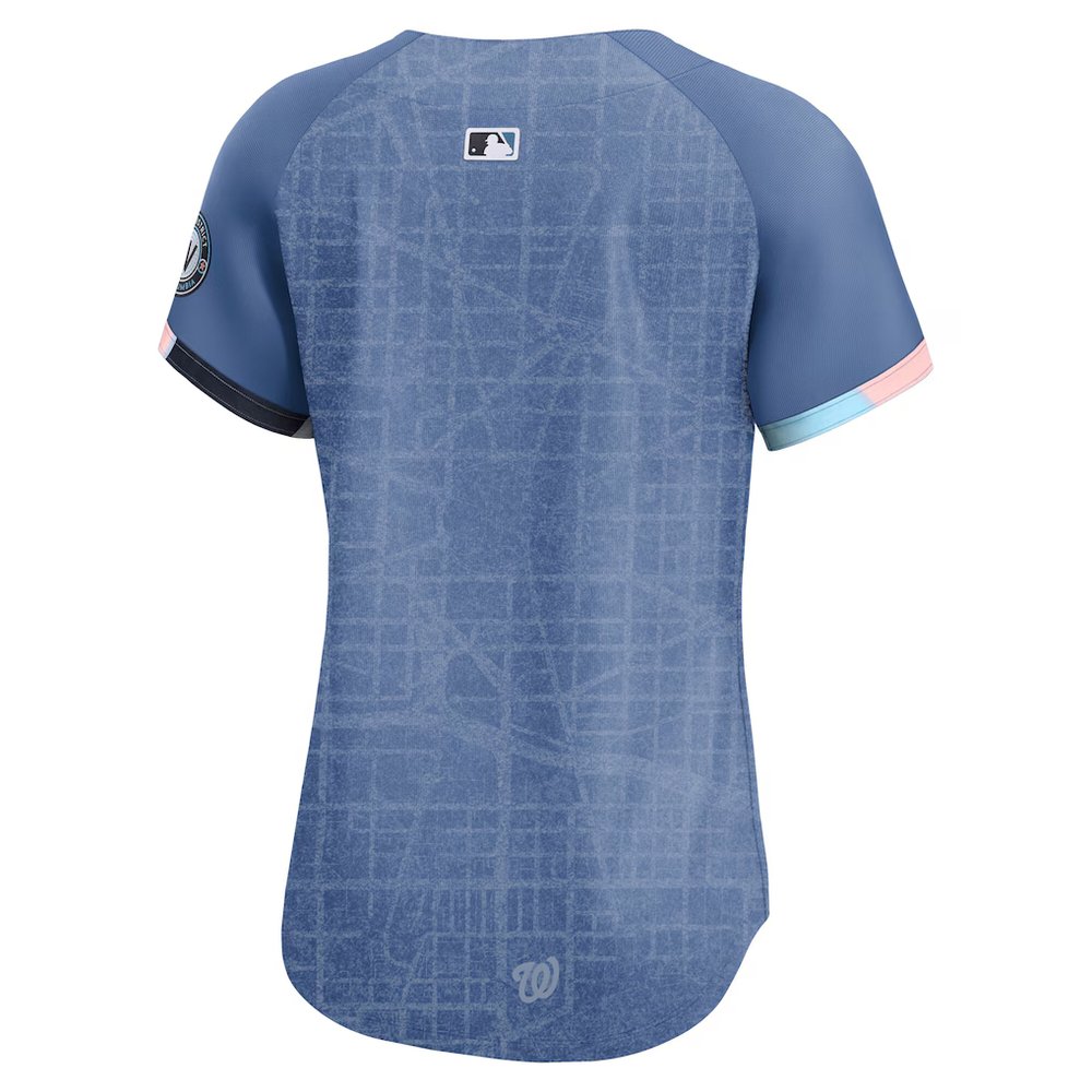 Women's Washington Nationals Nike Blue 2025 City Connect Limited Jersey Women's Washington Nationals Nike Blue 2025 City Connect Limited Jersey