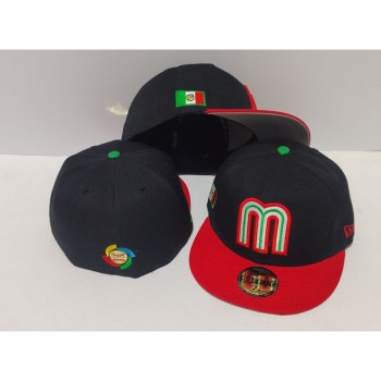 Mexico National Baseball Team Fitted Hat Mexico National Baseball Team Fitted Hat