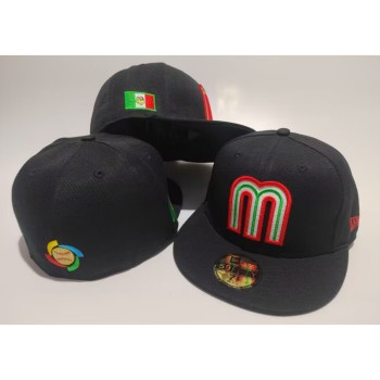 Mexico National Baseball Team Fitted Hat Mexico National Baseball Team Fitted Hat