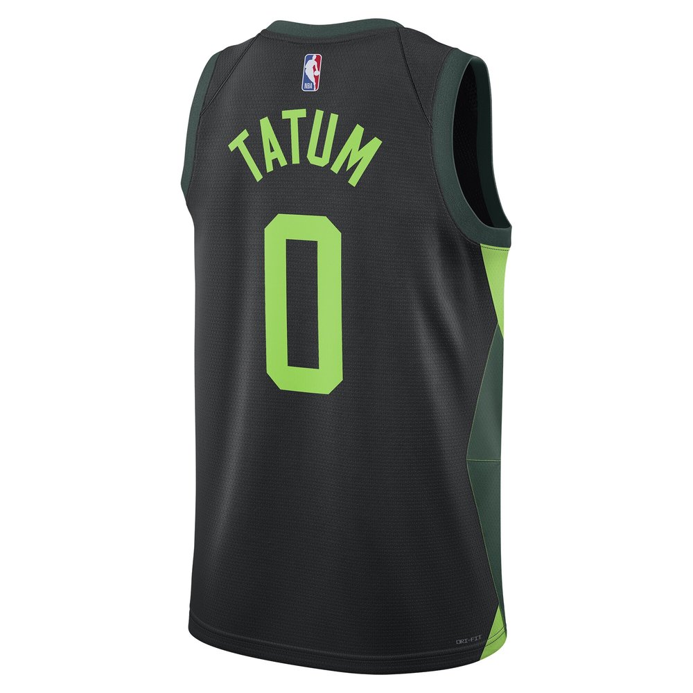 Unisex Boston Celtics Jayson Tatum Black 2024/25 Swingman Player Jersey - City Edition