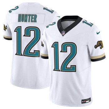 Men's Jacksonville Jaguars #12 Travis Hunter White 2026 Vapor F.U.S.E. Untouchable Limited Jersey Men's Jacksonville Jaguars #12 Travis Hunter White 2026 Vapor F.U.S.E. Untouchable Limited Jersey