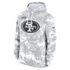 Men's San Francisco 49ers Arctic Camo 2024 Salute to Service Club Fleece Pullover Hoodie