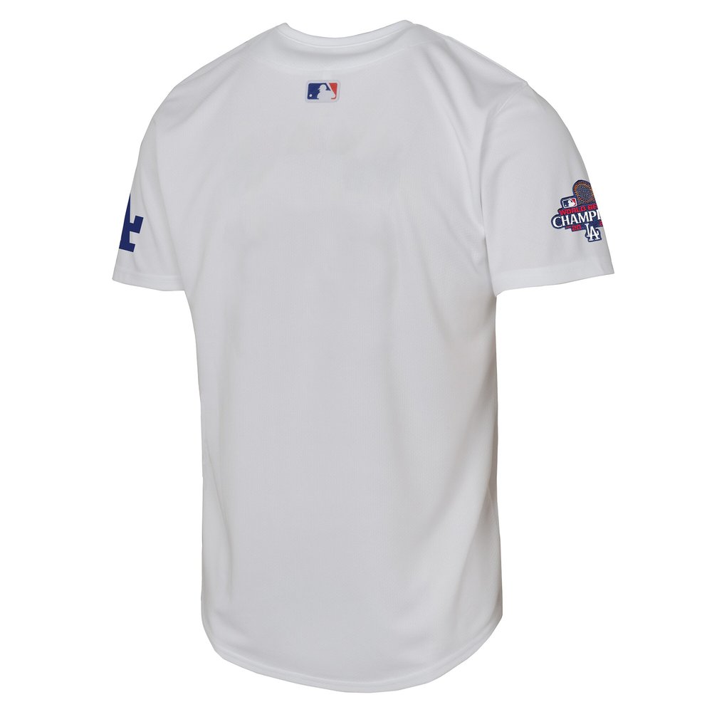 Youth Los Angeles Dodgers  White 2024 World Series Champions Home Limited Jersey
