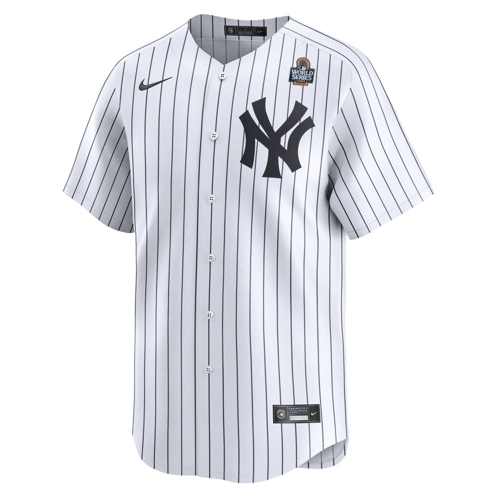 Men's New York Yankees #45 Gerrit Cole White 2024 World Series Limited Player Jersey Men's New York Yankees #45 Gerrit Cole White 2024 World Series Limited Player Jersey