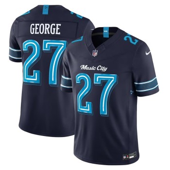 Men's Tennessee Titans #27 Eddie George Navy 2026 Rivalries Collection Vapor F.U.S.E. Limited Jersey