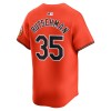 Men's Baltimore Orioles #35 Adley Rutschman Orange Alternate Limited Player Jersey