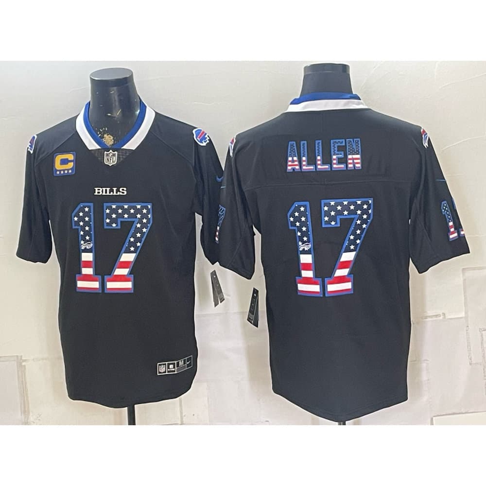 Men's Buffalo Bills #17 Josh Allen Black Vapor Limited Jersey Men's Buffalo Bills #17 Josh Allen Black Vapor Limited Jersey
