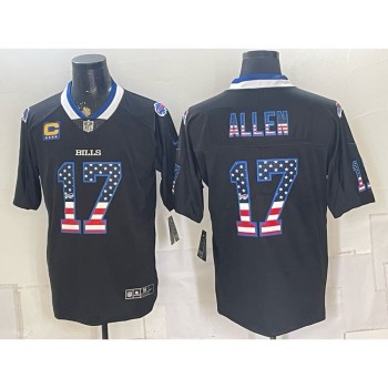 Men's Buffalo Bills #17 Josh Allen Black Vapor Limited Jersey Men's Buffalo Bills #17 Josh Allen Black Vapor Limited Jersey