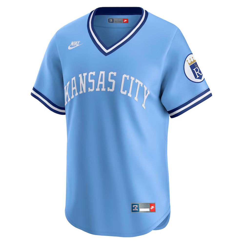 Men's Kansas City Royals #16 Bo Jackson Nike Light Blue Throwback Cooperstown Collection Limited Jersey Men's Kansas City Royals #16 Bo Jackson Nike Light Blue Throwback Cooperstown Collection Limited Jersey