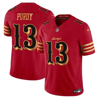 Youth San Francisco 49ers #13 Brock Purdy Red Rivalries Collection F.U.S.E. Vapor Limited Stitched Jersey Youth San Francisco 49ers #13 Brock Purdy Red Rivalries Collection F.U.S.E. Vapor Limited Stitched Jersey