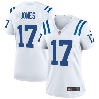 Women's Indianapolis Colts #17 Daniel Jones White Game Jersey Women's Indianapolis Colts #17 Daniel Jones White Game Jersey