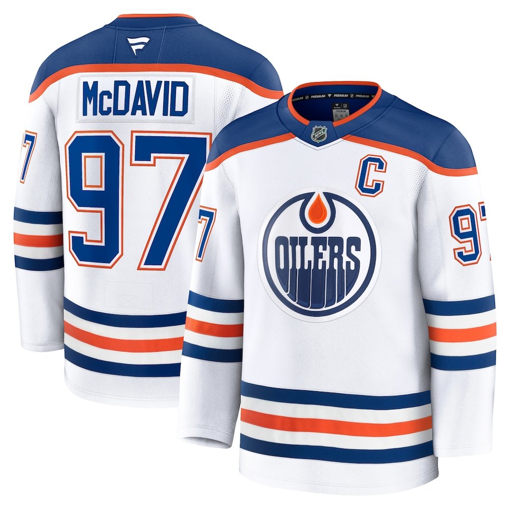 Youth Edmonton Oilers #97 Connor McDavid White Away Jersey Youth Edmonton Oilers #97 Connor McDavid White Away Jersey