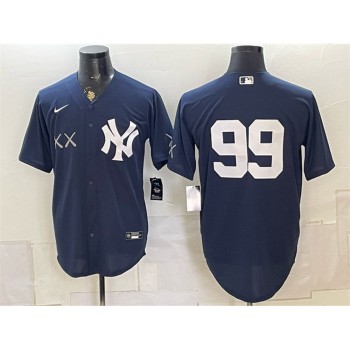 Men's New York Yankees x KAWS #99 Aaron Judge Navy Stadium Baseball Jersey Men's New York Yankees x KAWS #99 Aaron Judge Navy Stadium Baseball Jersey